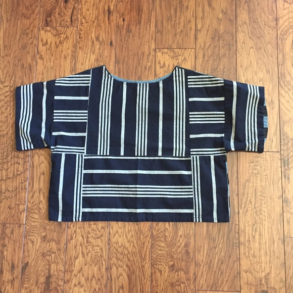 Ace & Jig Tops - Ace & Jig Clarke Top in Selvedge/Regent